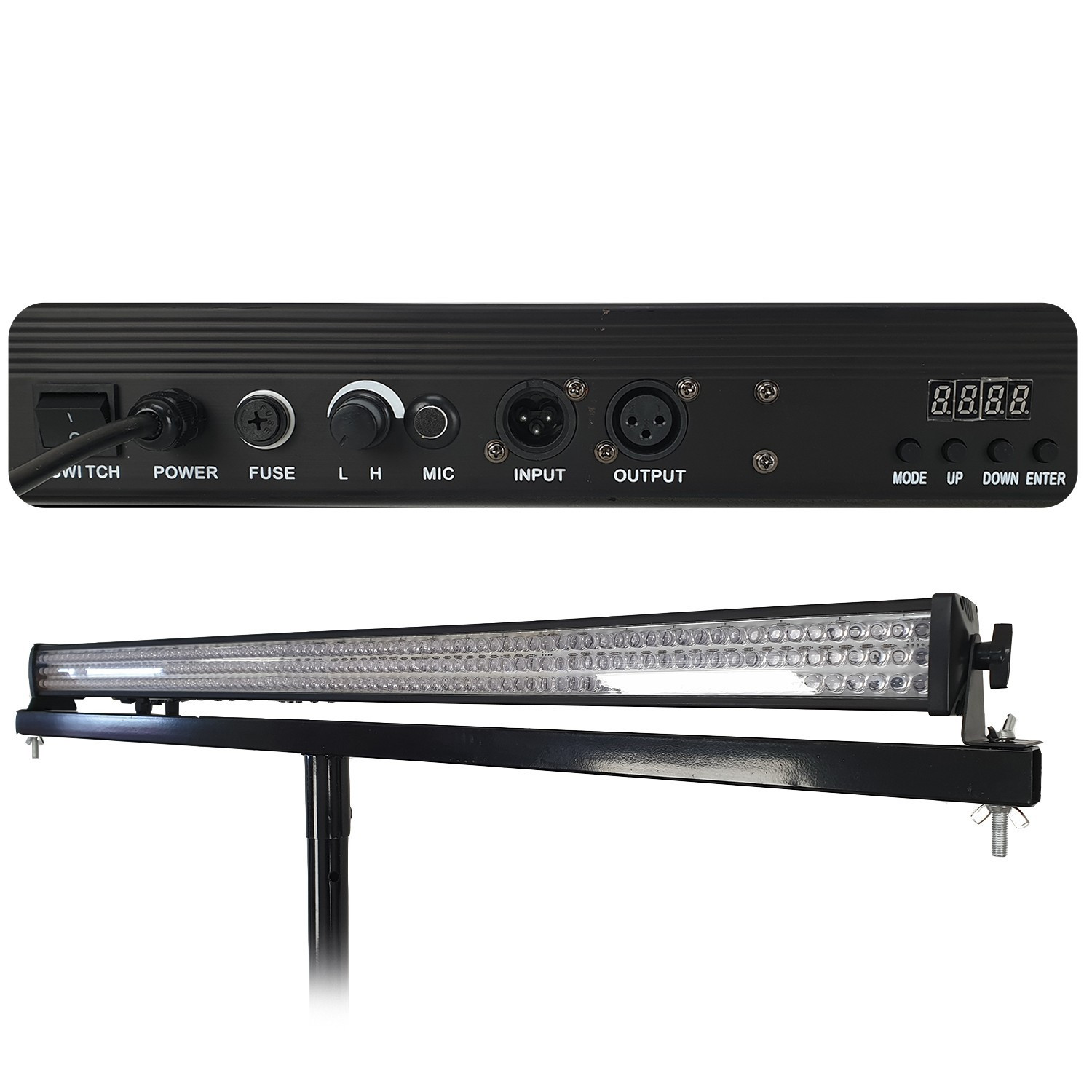 Barre LED Wallwasher 150W – 666 LEDs, Effets Dynamiques, Contrôle DMX Pour Soirées