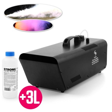 Machine à fumée 1500W - DMX - Télécommandes filaire + sans fil - Flash F1700066-HAZER + 3L de liquide
