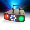 Jeu de lumière Dual flower avec effet Wash - 60 LED RGB - 2 x Moonflower : 54 x LED RGB