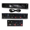 Pack sonorisation 2 Enceintes passives 12"/30cm 2x600W + Ampli 1000W + Câbles DISCO1200