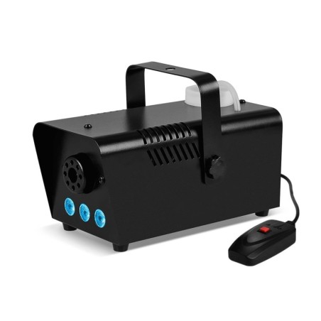 Mini Machine à fumée à LEDs bleues 400W + + Télécommande et érier fixation