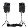Actieve luidsprekers 8 "/ 20CM 300W USB / SD / BT + voeten