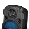 Enceinte autonome MyDj SONIC-08 à LED - 400W - USB/BT/FM/AUX - Télécommande + Micro VHF sans fil