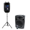 Actieve speaker 10 "400W 25cm USB / SD / BT + voet