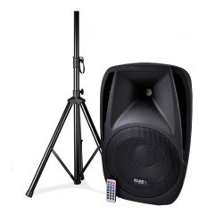 Enceinte Dj active 8"/20CM 150W USB/SD/BT + pied