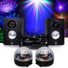 Pack karaoké complet 150W + Boules Astro LED RVB