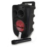 Altavoz de alta potencia de 400W LED RGB independiente 8 "- USB / SD / BT / FM + micrófono VHF - Pickering FX08