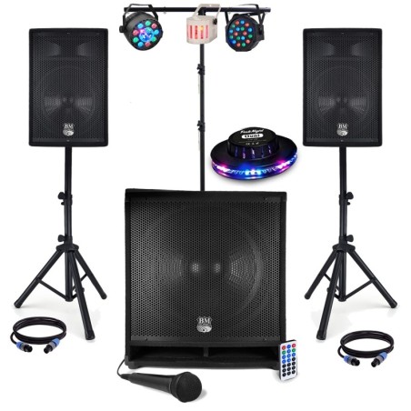Packen sono BMS1812 2400W + Fuß + Montana + Aydene Lichteffekte UFO +