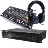 Verpakking PA versterker 500W SA500 + Mixer 4 kanalen 7 registers + Helm