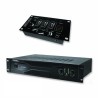 Verpakking PA versterker 700W SA1000 + mixer 3 kanalen 5 MIX800 ingangen