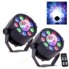 Pack Jeux de lumières - IBIZA LIGHT PAR-ASTRO 2 en 1 projecteur PAR + ASTRO - LED DMX 12W