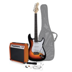 Kit guitare électrique - Johnny Brook JB406 Finition Sunburst - avec amplificateur 20W