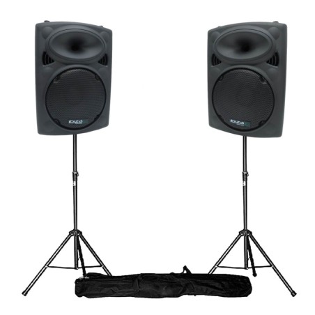 Powered speakers 12 "30cm 1400W USB / BT + voeten