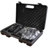 Kit de microphone vocal professionnel filaire dynamique Soundlab avec 3 microphones et étui de transport