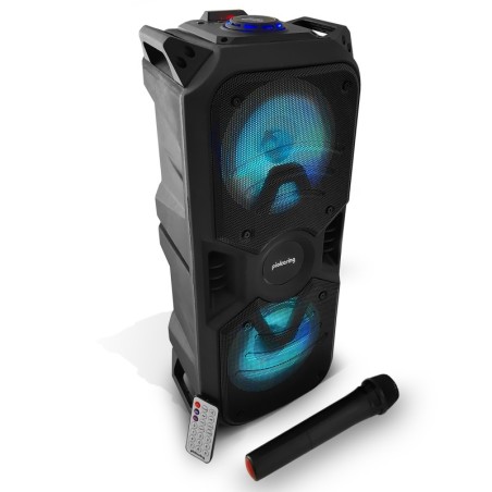 De alta potencia LED RGB 400W independiente del altavoz USB / BT / SD / FM + Wireless Micro - Pickering CX6