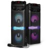 Enceinte Autonome 360 degrés PICKERING BARREL 8 sur Batterie Micro et Télécommande 800 Watts- 8 Hauts parleur LCD - USB/BT/AUX