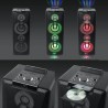 Enceinte M-1990 DJ à LED Party box double bluetooth + Micro - BT/CD/AUX/USB - 1000W