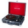 Platine vinyle stéréo 33/45/78 tours avec enceintes intégrées - USB/SD/AUX - Prise casque