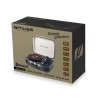 Platine vinyle stéréo Noire 33/45/78 tours avec enceintes intégrées - USB/SD/AUX - Prise casque