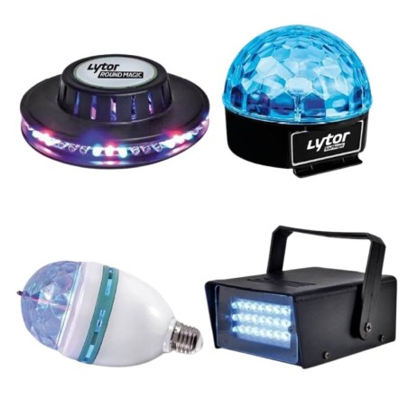 Set de 4 jeux de lumière à LEDs spécial petites animations LYTOR DIAMS