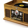 Tourne-Disque - Britz BZ-TP070 - 2x50W- 33/45/78 Tours - USB SD / Bluetooth RADIO FM / Lecteur CD/Casette  - 2 HP Stéréo - Bois