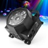 Jeu de lumière - Noir - Spot GOBO 8x3W à LED RGBW - DMX - Flash F7300231 MAGNUM