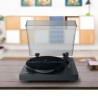 Platine vinyles Muse MT-105 B avec Fonction d'arrêt Automatique et Adaptateur d'enregistrement 45 TR/Min Noir