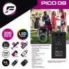 Enceinte sono Festisound PICO-08, Autonome sur Batterie, Puissance 200W, USB Bluetooth, TWS, RADIO FM, MICRO sans fil