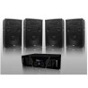 Pack PA DJ amp 1600 W + 4 HP 600W DJ-675-S