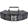Jeu de lumière Ibiza light COMBI-FX4, effet 3-en-1 Wash/Strobe 4 x 12 LED RGBW Moone 144 LED RGB avec DMX