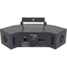 Jeu de lumière Ibiza light COMBI-FX4, effet 3-en-1 Wash/Strobe 4 x 12 LED RGBW Moone 144 LED RGB avec DMX