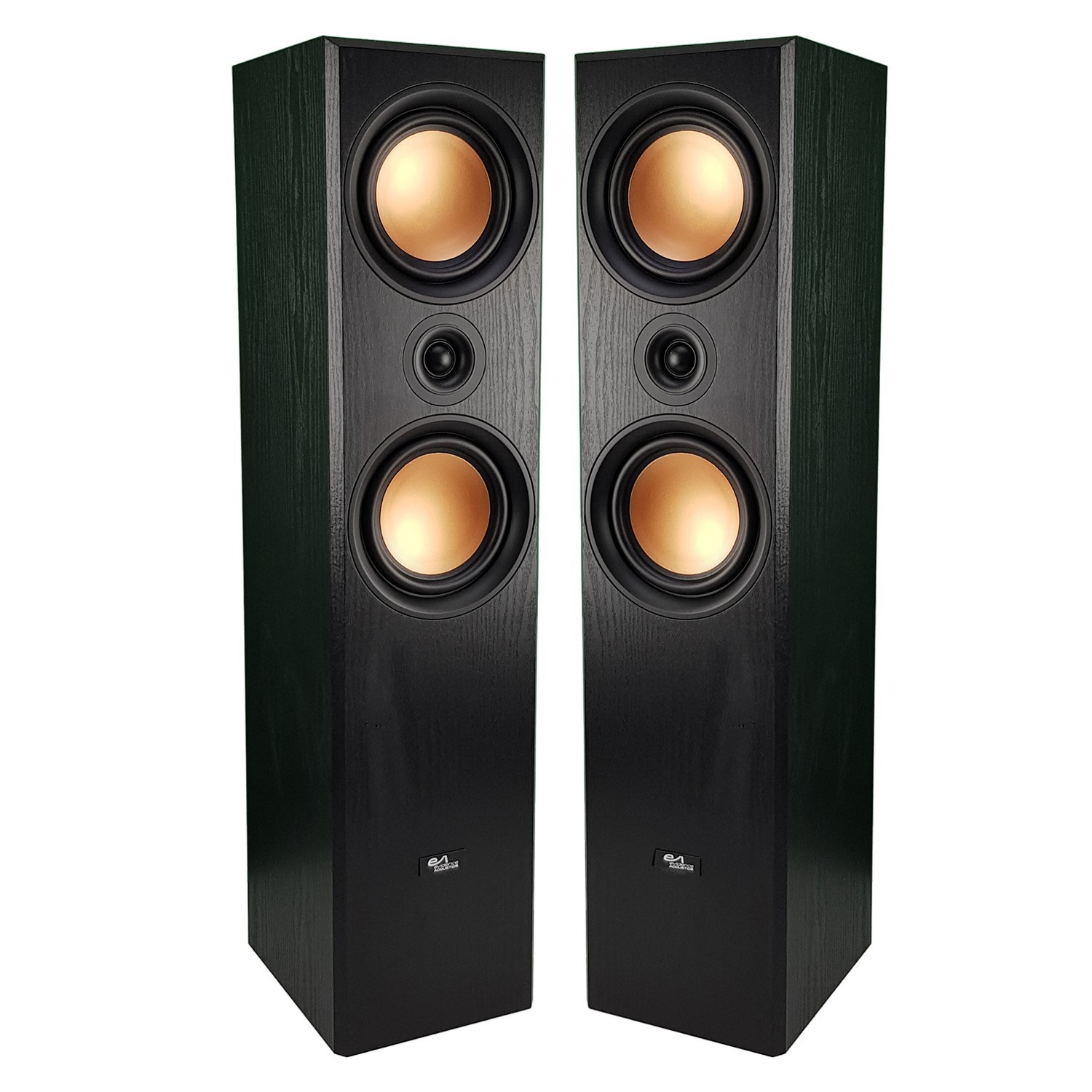 Evidence Acoustics EA700-BK – Coppia Diffusori Da Pavimento 3 Vie, 500W PMPO, Bass Reflex