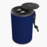 LEDWOOD PACK ECOUTEURS SANS FIL + ENCEINTE - DUAL - ENCEINTE 2 EN 1 AVEC ECOUTEURS INTÉGRÉS - INTRA AURICULAIRE - BLEU