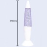 Lampe à Paillette avec Boitier Blanc - Alimenté par 3 piles AA