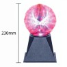 Boule de plasma sensible au contact de 5 pouces avec effet papillon -  alimentation basse tension (fournie)