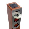 Tour de son finition Bois avec lecteur CD, Bluetooth, FM et USB, 100W + télécommande
