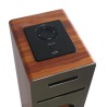 Tour de son finition Bois avec lecteur CD, Bluetooth, FM et USB, 100W + télécommande