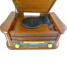 Chaîne Hifi INOVALLEY RETRO29-E vinyle style rétro Bluetooth, CD, K7 Audio, FM, USB + télécommande