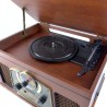 Chaîne Hifi INOVALLEY RETRO10E-BTH-N vinyle avec Fonction encoding, Bluetooth, CD, K7 Audio, FM, USB