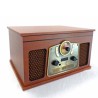 Chaîne Hifi INOVALLEY RETRO10E-BTH-N vinyle avec Fonction encoding, Bluetooth, CD, K7 Audio, FM, USB