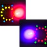 Portique Lumières Ibiza Light DJLIGHT60 2 Projecteurs PAR 12 LED RVBB de 1W, 2 Moon Flower à LED RGBWA, DMX, Télécommande