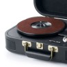 Platine Vinyl Muse MT-201 GLD, Stéréo 33-45-78 Tours, Bluetooth USB AUX, Enceintes intégrées 2x5W, Black Gold