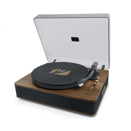 Platine vinyle Muse MT-106 BT, 3 vitesses 33/45/78 tours, Stéréo 2x5W - Bluetooth, Port USB pour la lecture et l’encodage