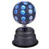 Kool Light Stered Effet lumière à LED RVB Type Boule tournante multi faisceaux 1 x 9 W