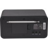 Denver DAB-30BLACK Radio portable 1W RMS - Personnel Numérique Noir, DAB + radio numérique, Fonctionne sur 230V ou piles