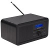 Radio portable, Denver DAB-30BLACK 1W RMS - Personnel Numérique Noir, DAB + radio numérique, Fonctionne sur 230V ou piles