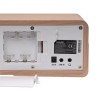 Radio portable, Denver DAB-30LIGHTWOOD 1W RMS - Personnel Numérique, DAB + radio numérique, Fonctionne sur 230V ou piles