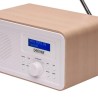 Radio portable, Denver DAB-30LIGHTWOOD 1W RMS - Personnel Numérique, DAB + radio numérique, Fonctionne sur 230V ou piles