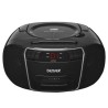 Lecteur CD Denver Electronics TCP-40, Casette Portable, Noir 2W RMS, Radio FM, Noir LCD 3,5 mm
