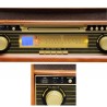 Platine vinyles MCR-50MK3 Design rétro. Radio FM/AM, CD, Cassette. Haut-parleurs 5W. Fonction REC, Boîtier en Bois
